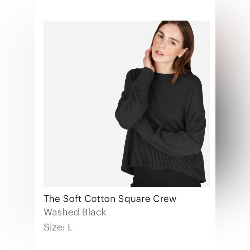 Everlane The Soft Cotton Square Crew
